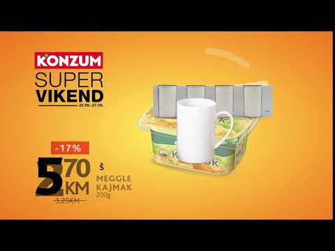 Super vikend akcija u Konzumu! 25.09.-27.09.2020.
