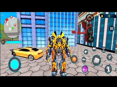 Bumblebee jet robot car transformation Multiple Rbot Car games #2 - Android Gameplay