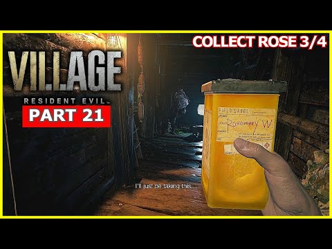 Resident Evil Village Walkthrough Gameplay Part 21 | Collect Rose 3/4 From Moreau in Reservoir Area
