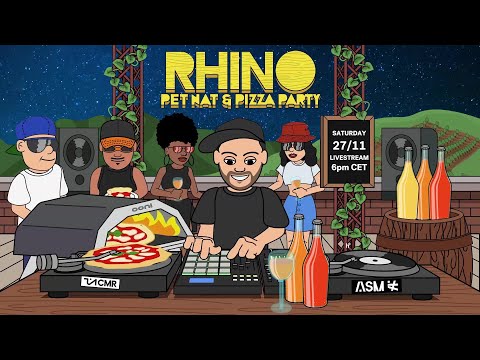 RHINO's Pét Nat & Pizza Party #3 feat. BLANKA (La Fine Equipe) & ASM - Hip Hop, Natural Wine & Pizza