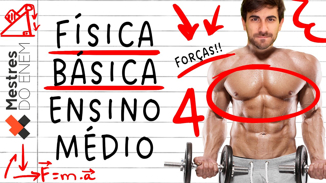 💪 TUDO SOBRE FORÇAS PARA O ENEM! Leis de Newton, Vetores, Polias, Força de Atrito e Plano Inclinado