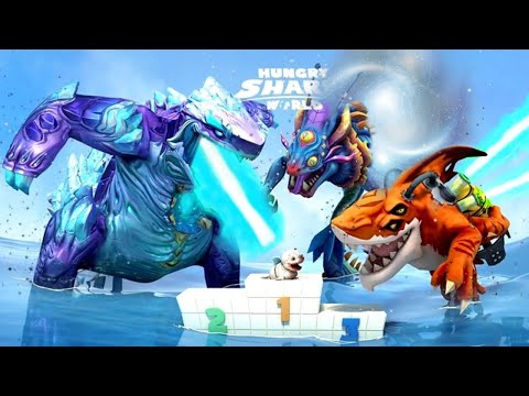 TOP 3 HUNGRY SHARK WORLD! MELTDOWN VS COSMIC ALAN VS SHIN SHARKJIRA - Hungry Shark World