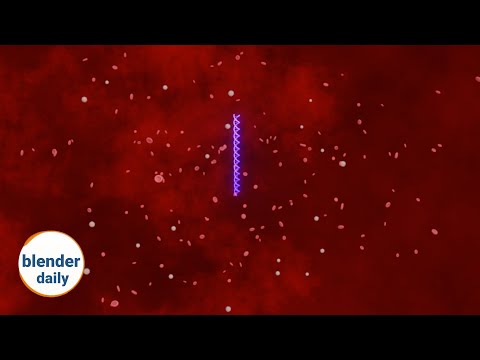 How to create a red & white blood cells | Blender Geonodes Daily, tip 86