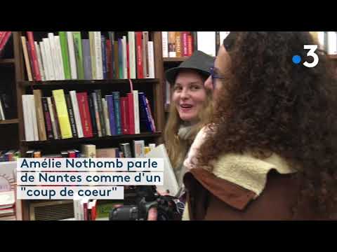 Nantes : Amélie Nothomb à la librairie Coiffard