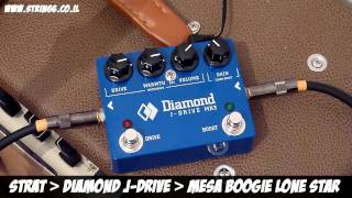 Diamond Pedals J-Drive MK3 Overdrive  with Pedal Strat