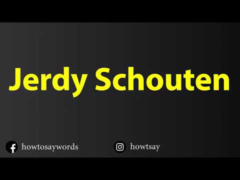 How To Pronounce Jerdy Schouten