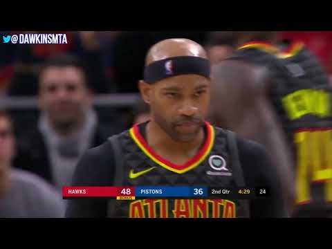 Vince Carter Full Highlights (12/23/18) Hawks vs Pistons--18 Pts 7 Rebs!
