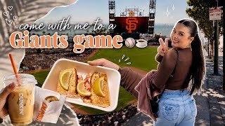 come with me to a Giants game ⚾️☕️ | food, coffee & a day in San Francisco