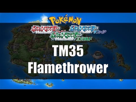 Pokemon Ruby/Sapphire/Emerald - Where to find TM35 Flamethrower