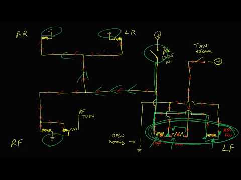 Voltage drop testing a parking light/turn signal circuit (Part 2)