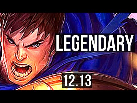 GAREN vs XIN ZHAO (MID) | 10/0/1, 1.5M mastery, Legendary, 400+ games | KR Diamond | 12.13