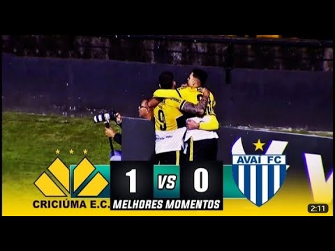 Criciúma 1x0 Avaí 