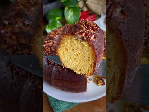 The MOST DELICIOUS Rum Cake you'll ever taste | Bake the Best Rum Cake Ever! #shorts #recipe  #