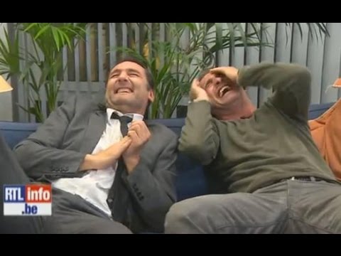 ÉNORME FOU RIRE DE JEAN DUJARDIN ET GILLES LELLOUCHE [HD]