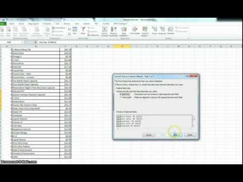 How to Split contents of one Cell into Multiple Cells - Microsoft Excel
