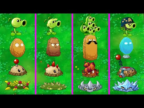 Plants Tournament - Classic X Ancient X Modern X Future - PvZ 2 - Team Plant Vs Team Plant