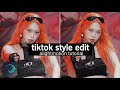 Tiktok Style Edit Tutorial Alightmotion