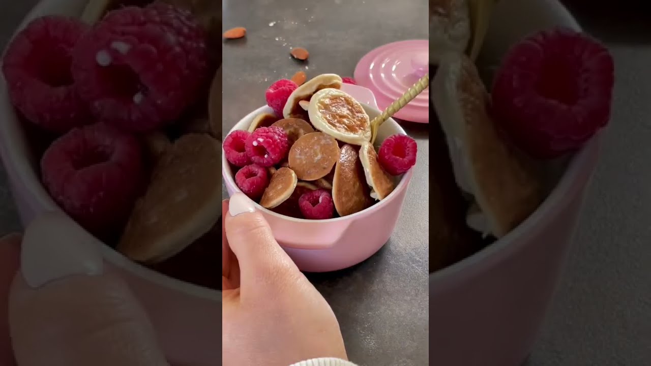 MINI PANCAKE CEREAL #healthybreakfast