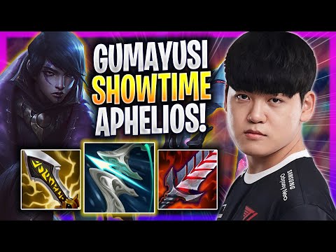 GUMAYUSI SHOWTIME WITH APHELIOS! - T1 Gumayusi Plays Aphelios ADC vs Draven! | Season 2023
