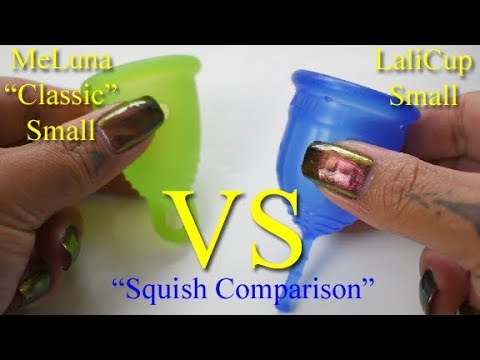 MeLuna Classic vs LaliCup SM "Squish" - Menstrual Cups