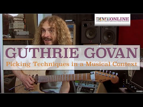 Guthrie Govan on Picking Techniques in Context