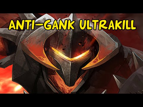 Spoiling the enemy gank with an ultra kill - Chaos Knight gameplay