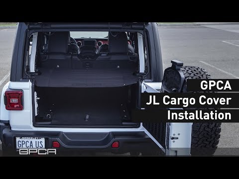 GPCA Jeep Wrangler JL 4DR Cargo Cover LITE Installations