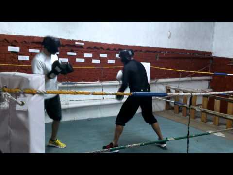 Sparring Luciano vs Roberto Bolonti heavy weight. .