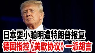 日本耍小聪明遭特朗普报复，德国指控《美欧协议》一派胡言