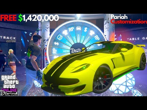 Free Money $1,420,000 GTA Casino Lucky Wheel Car Glitch Podium Pariah