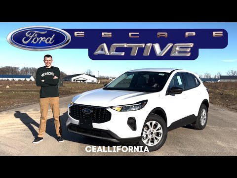 2024 Ford Escape Active | The Base Model Has Options! | Walkaround Review and Test Drive
