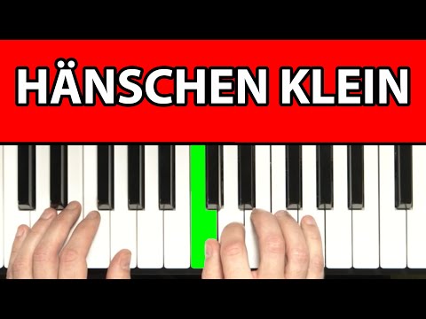 Hänschen klein - Klavier lernen - SEHR EINFACH