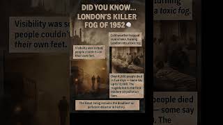 London’s Killer Fog 🌫️💀 (The Great Smog of 1952) #brainbites #didyouknow #historyshorts