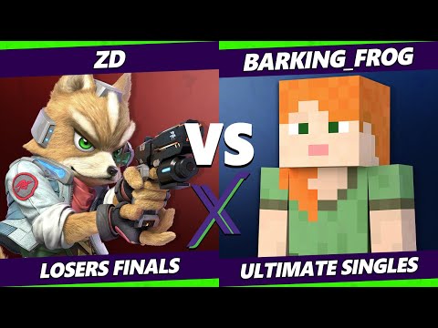S@X 416 Losers Finals - Barking_Frog (Steve) Vs. ZD (Fox, Wolf) Smash Ultimate - SSBU
