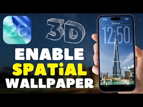How to Set Spatial Wallpaper on iPhone (iOS 26) | 3D Lock Screen Effect!