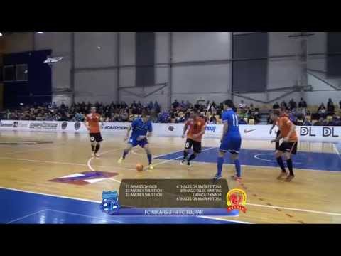 FK Nikars vs FC TULPAR spēles momenti 2014.12.16