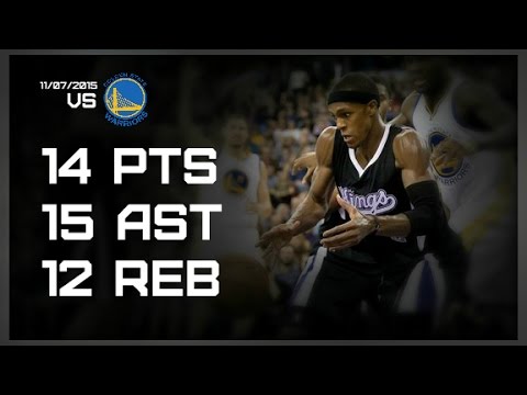 Rajon Rondo Triple-Double vs Warriors - 14 pts, 15 ast, 12 reb / Full Highlights (11/07/2015) HD