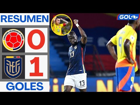 ¡MEDIO SIGLO DESPUES ECUADOR VENCIO! Colombia vs Ecuador 0-1 Resumen Completo | GOL CARACOL