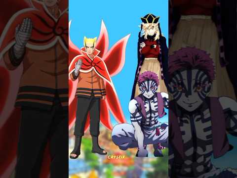 Naruto vs Demon Slayer #kny #fyp #demonslayer #naruto #tanjiro #anime