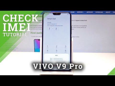 How to Check IMEI Number in VIVO V9 Pro - Serial Number Checking
