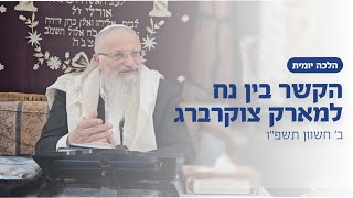 הקשר בין נח למארק צוקרברג | הרב שמואל אליהו | הלכה יומית | ב׳ חשוון תשפ״ו (הרב שמואל אליהו) - התמונה מוצגת ישירות מתוך אתר האינטרנט יוטיוב. זכויות היוצרים בתמונה שייכות ליוצרה. קישור קרדיט למקור התוכן נמצא בתוך דף הסרטון