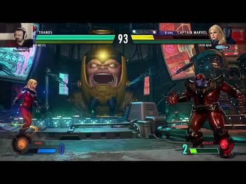 MvC Infinite: Week 2 Online Play pt66 - vs. Captain Marvel/Iron Man