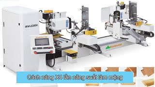 Giải pháp nâng cao năng suất gấp 4 lần với máy làm mộng dương 2 đầu WM-D200AR