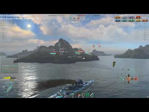 World of Warships 0.5.14.1 - ARP Takao Kraken Fun (11/12 Division Kills)