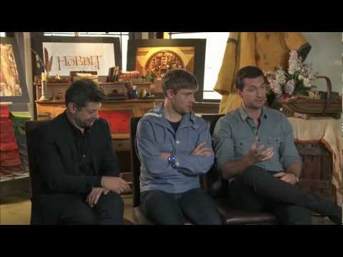 The Hobbit (2012) Exclusive Martin Freeman, Richard Armitage & Andy Serkis Interview