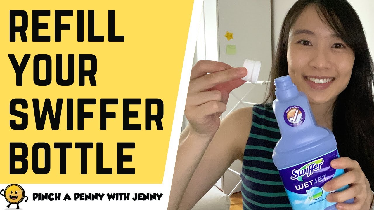 How to Refill Swiffer Wet Jet Bottle & Reusable Pads | FRUGAL LIVING 🤑
