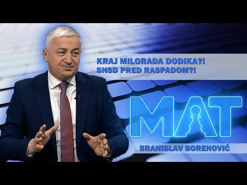 Može li SNSD preživjeti pad Milorada Dodika?! || Branislav Borenović - MAT