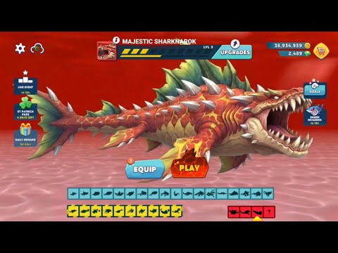 NEW SHARNAROK EVOLVED UNLOCKED AND GAMEPLAY - Hungry Shark Evolution