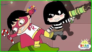 All Christmas Presents went Missing! | Cartoon Animation for Children with Ryan ToysReview