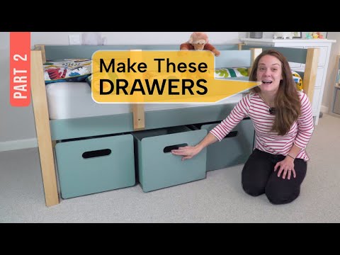 Make these Drawers for Under Bed Storage | Part 2 | PLANS
